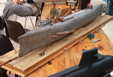Le Hunley de Grard, modle prim dans un concours de maquettes de sous-marins aux USA - 80.7 ko