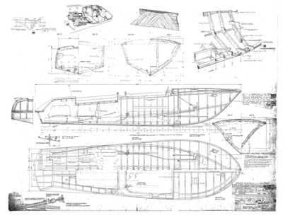 Plan de l’Aquarama Special de 1969  Riva Boats - 87.6 ko