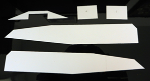 Panneaux découpés d’après des gabarits en carton - 43.5 ko