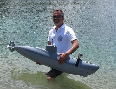 André et le U-boot de Michel équipé d’une GoPro - 86.9 ko