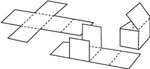 Construction d’un cube en carton - 8.2 ko